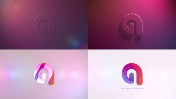 环境光标志Ambient Light Logo-AE模板