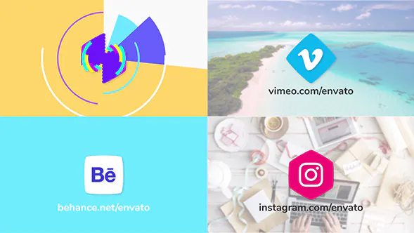 形状标志显示Shapes Logo Reveal-AE模板