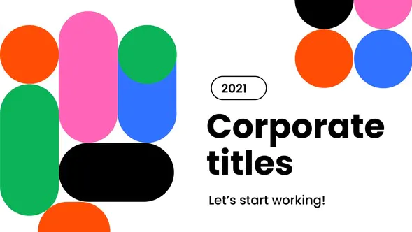 公司名称企业设计Corporate Titles-AE模板