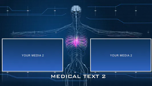 解剖学蓝色的医生医疗Medical-AE模板