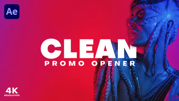 清洁促销开场白Clean Promo Opener-AE模板