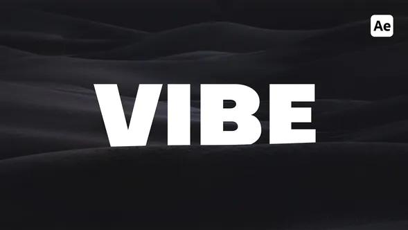 排版开场Typography Opener-AE模板