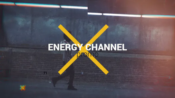能量频道宣传片Energy Channel Promo-AE模板