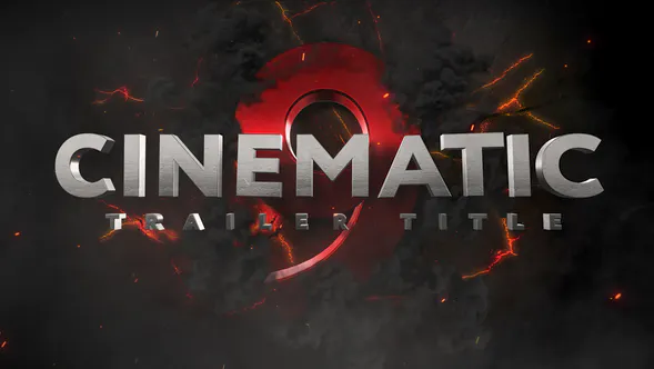 元素 3d活力电影预告片 9Cinematic Title Trailer 9-AE模板