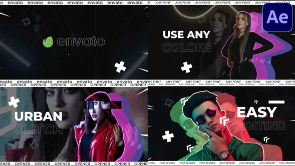 城市故障促销 Urban Glitch Promo | After Effects-AE模板