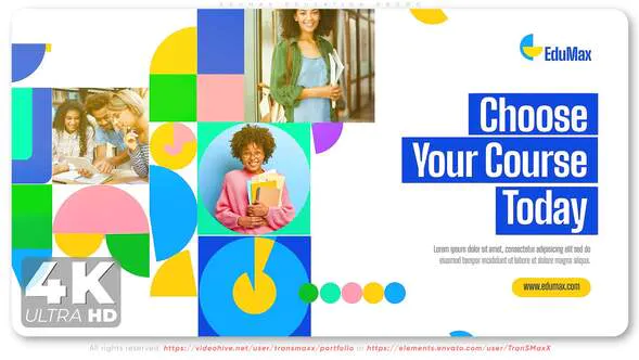 益达 | 教育宣传片EDUMAX | Education Promo-AE模板