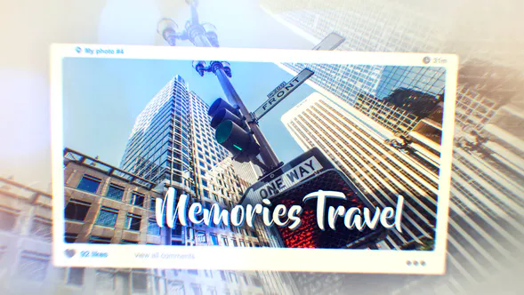 回忆旅行促销Memories Travel Promo-AE模板