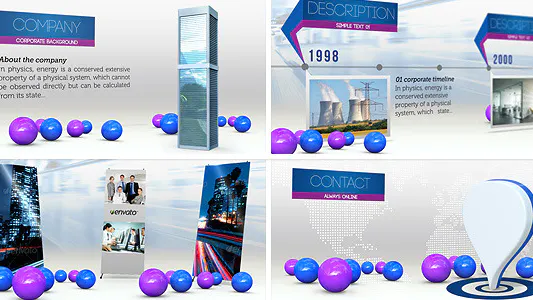 公司介绍Company Presentations-AE模板