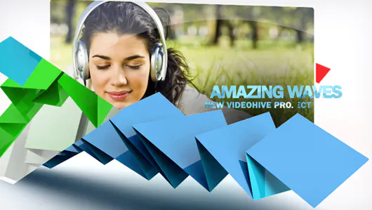 惊人的波浪AMAZING WAVES-AE模板