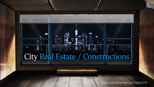 城市地产 | 建筑标志City Real Estate | Constructions Logo-AE模板