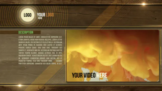 木材纹理棕色有质感的Brown Sugar-AE模板