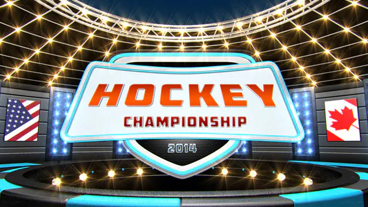 曲棍球锦标赛标识Hockey Championship Ident-AE模板