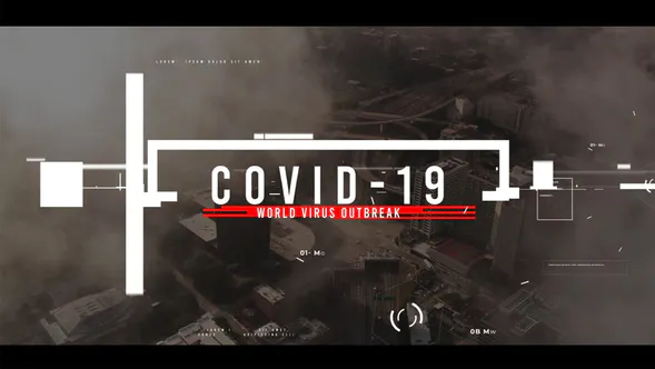 电晕 Covid-19 预告片Corona Covid-19 Teaser-AE模板