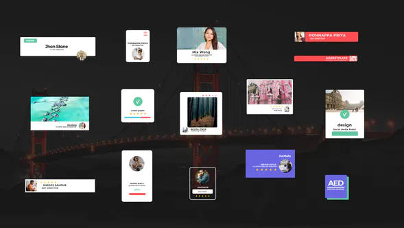 社交媒体动画帖子Social Media Animated Posts-AE模板
