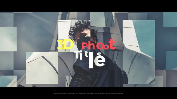 3D 标题 – 照片标题3D Titles – Photo Titles-AE模板