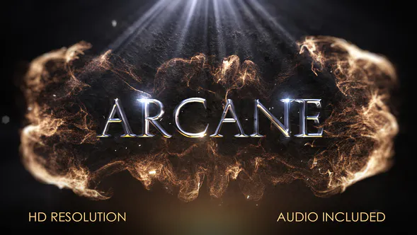 电影标志标识黑暗余烬环境Cinematic Logo Ident-AE模板