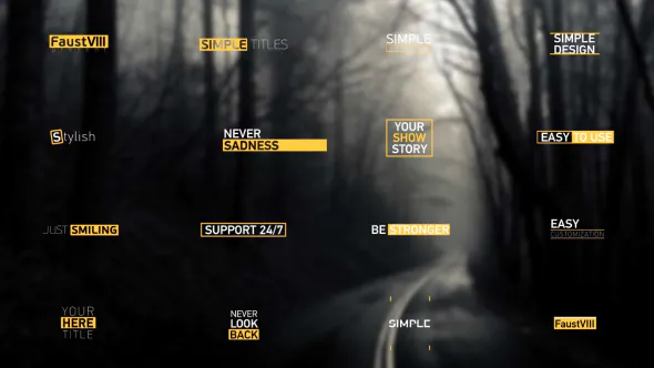 30个简单的标题30 Simple Titles-AE模板