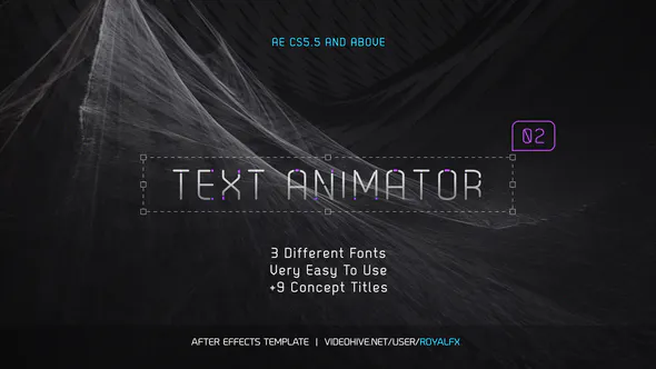 企业优雅字体文字动画TypeX – Pure Pack: Title Animation Presets Library-AE模板
