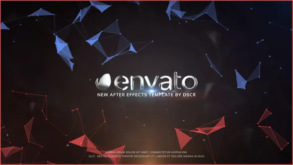 粒子金属故障悬念文字标题序列Plexus Trailer-AE模板