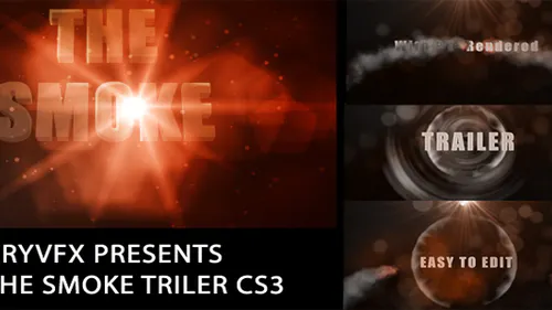 烟雾预告片The Smoke Trailer-AE模板