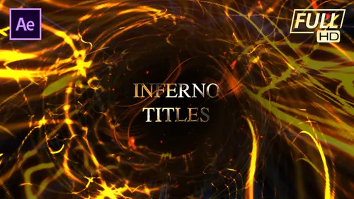 余烬光粒子Inferno Ember Fire 标题Inferno Ember Fire Titles-AE模板
