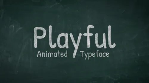 Playful – 动画手写字体Playful – Animated Handwriting Typeface-AE模板