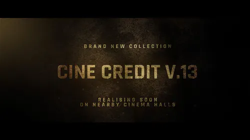 电影学分 V.13Cine Credit V.13-AE模板