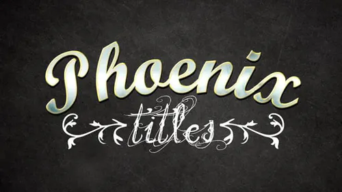 灰烬烧伤灰尘火火焰凤凰称号Phoenix Titles-AE模板