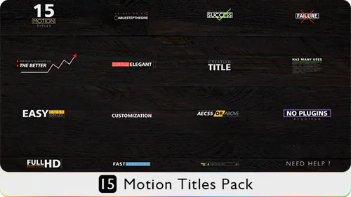 企业优雅标题Titles-AE模板