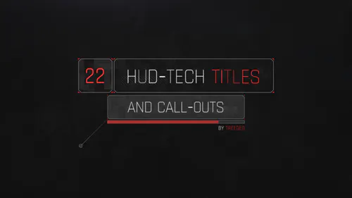 HUD 技术标题和标注HUD Tech Titles & Call Outs-AE模板