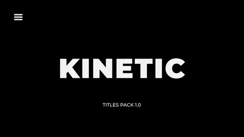 黑色粗体编码器动力学标题 | 后效Kinetic Titles | After Effects-AE模板