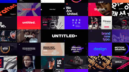 排版标题包Typography Titles Pack-AE模板