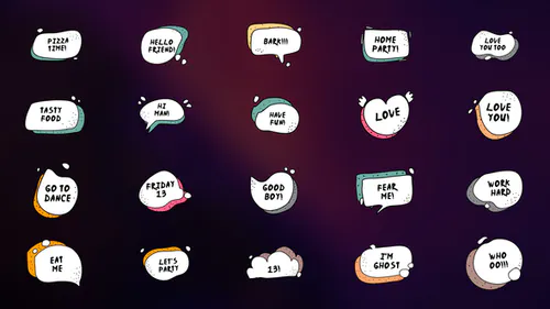 创意标题多彩漫画创意设计Creative Titles | After Effects-AE模板