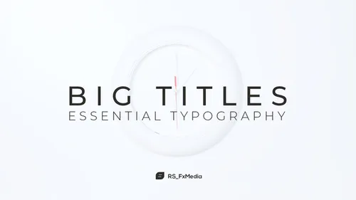 大标题| 基本排版Big Titles | Essential Typography-AE模板