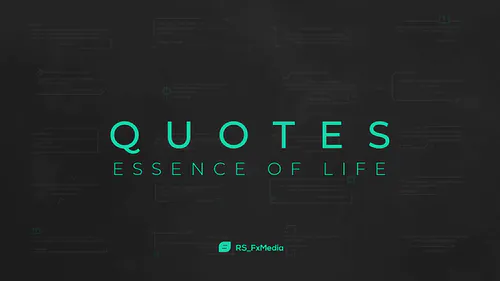 行情标题 | 生命的本质Quotes Titles | Essence of Life-AE模板