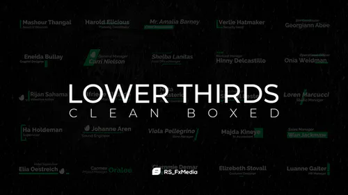 淡入创意标题Lower Thirds | Clean Fade In-AE模板