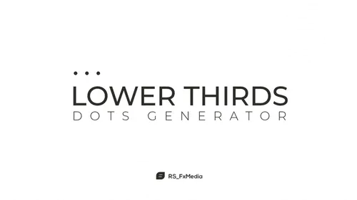 点发生器Lower Thirds | Dots Generator-AE模板