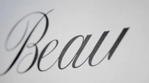 美 – 动画手写字体Beauty – Animated Handwriting Typeface-AE模板