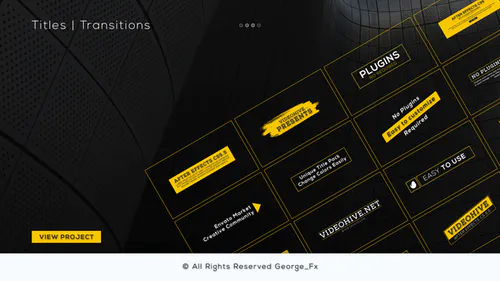 标题和过渡Titles & Transitions-AE模板