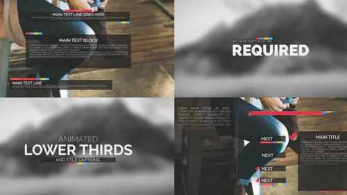 动画干净介绍排版包Typography Package – Lower Thirds and Titles-AE模板