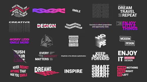 现代标题纪录片Modern Titles-AE模板