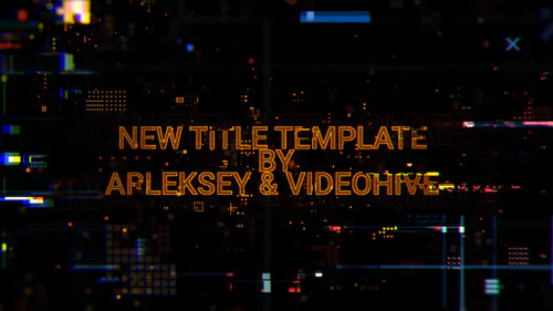 数字故障标题Digital Glitch Titles-AE模板