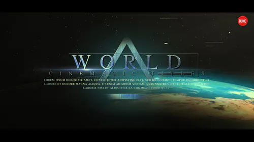 世界电影名称World Cinematic Titles-AE模板