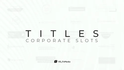 标题 | 公司老虎机创意标题Titles | Corporate Slots-AE模板