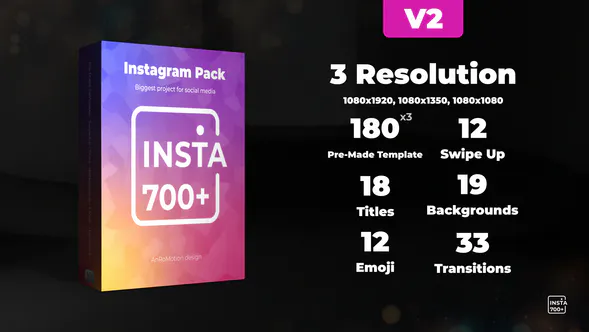 Instagram 故事包Instagram Stories Pack-AE模板