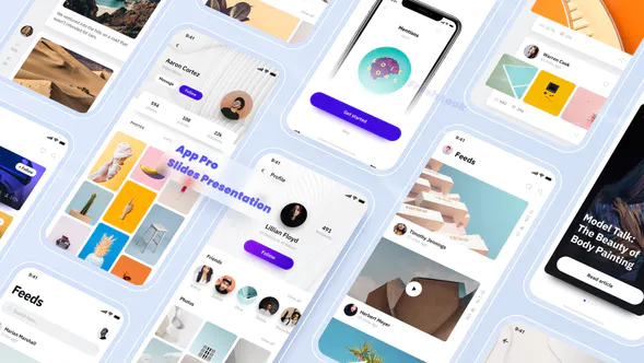 App Pro – 应用程序宣传幻灯片演示App Pro – Application Promo Slides Presentation-AE模板