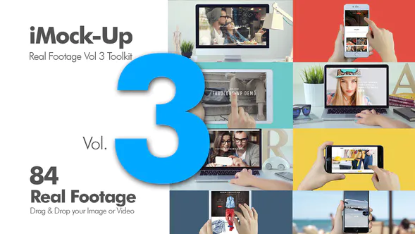 苹果设备手势iMock-Up Real Footage Vol 3-AE模板