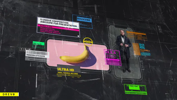 应用程序/智能手机模型/活动演示/公司Promo Package/ Polyethylene Texture/ Slideshow/ App-AE模板