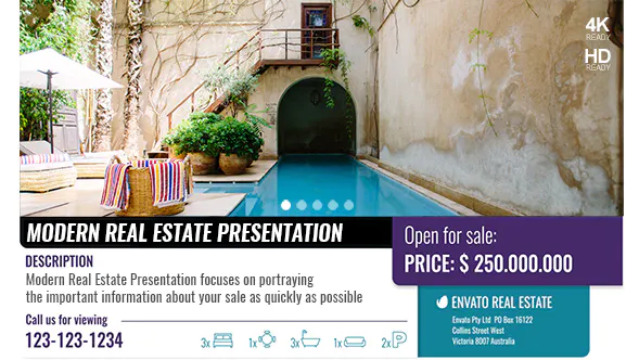 现代房地产介绍Modern Real Estate Presentation-AE模板