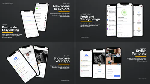 电话 11 – 应用促销标题Phone 11 – App Promo Titles-AE模板